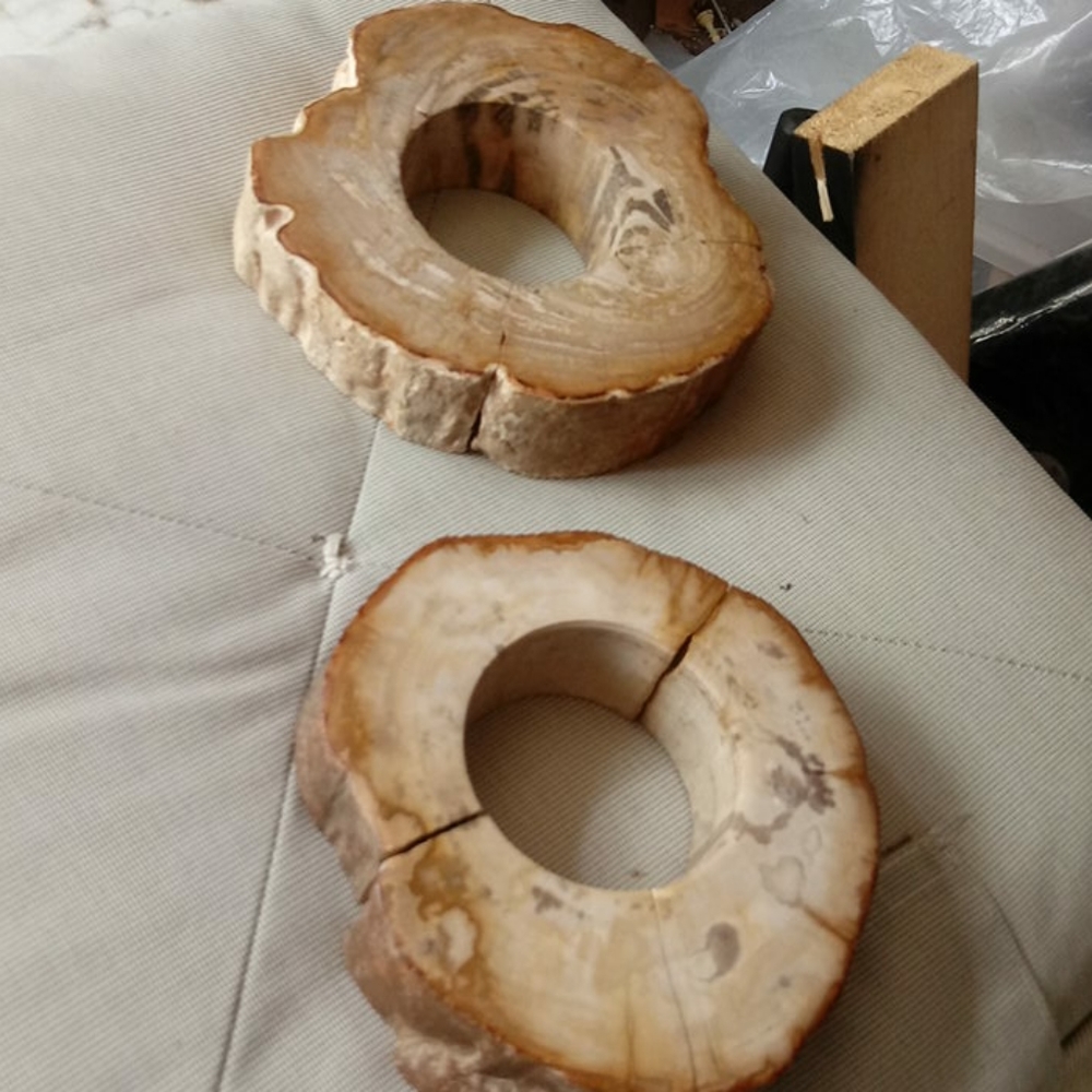 2 Teak Wood pieces